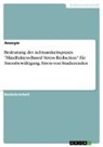 Anonym, Anonymous, Frieda von Meding, Frieda von Meding - Bedeutung der Achtsamkeitspraxis "Mindfulness-Based Stress Reduction¿ für Stressbewältigung. Stress von Studierenden