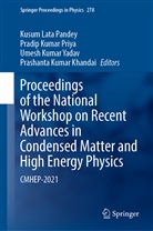 Prashanta Kumar Khandai, Pradip Kumar Priya, Umesh Kumar Yadav et al, Kusum Lata Pandey, Pradip Kumar Priya, Umesh Kumar Yadav - Proceedings of the National Workshop on Recent Advances in Condensed Matter and High Energy Physics