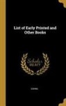 Corrie - List of Early Printed and Other Books