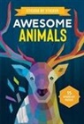 Editors of Thunder Bay Press - Sticker by Sticker: Awesome Animals