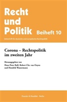 Hans Peter Bull, Robert Chr van Ooyen, Robert Chr. van Ooyen, Hans Peter Bull, Hendrik Wassermann - Corona - Rechtspolitik im zweiten Jahr.
