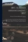 Western Vermont Railroad Company - 1857, Summer Arrangement, 1857 [microform]: Fare $1 Less Than by Any Other Route, Morning Line From Whitehall, Lake George and Saratoga to New York! v