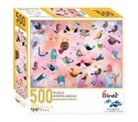 Brain Tree Games LLC - Brain Tree - Bird Puzzle - 500 Piece Puzzles for Adults: With Droplet Technology for Anti Glare & Soft Touch