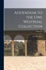 Uwe Westphal - Addendum to the Uwe Westphal Collection; Folder 1/1
