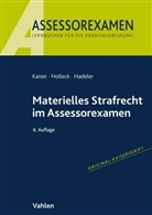 Henn Hadeler, Henning Hadeler, Torsten Holleck, Torsten (Dr.) Holleck, Horst Kaiser - Materielles Strafrecht im Assessorexamen