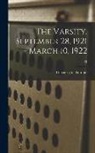 University of Toronto - The Varsity, September 28, 1921 - March 10, 1922; 41