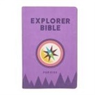 Csb Bibles By Holman - CSB Explorer Bible for Kids, Lavender Compass Leathertouch, Indexed
