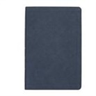 Csb Bibles By Holman - CSB Large Print Thinline Bible, Navy Leathertouch