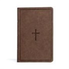 Csb Bibles By Holman - CSB Large Print Personal Size Reference Bible, Brown Leathertouch