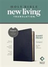 Tyndale, Tyndale - NLT Compact Giant Print Bible, Filament-Enabled Edition (Leatherlike, Navy Blue Cross, Red Letter)
