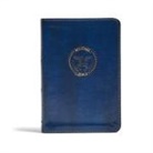 Csb Bibles By Holman - CSB Military Bible, Royal Blue Leathertouch