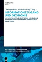 Christoph Bläsi, Wolff, Christian Wolff - Informationszugang und Ökonomie