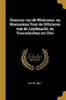 Netherlands - Statuten Van de Weduwen- En Weezenkas Voor de Officieren Van de Landmacht, En Voorschriften Tot Uitv