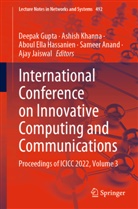 Sameer Anand, Aboul Ella Hassanien et al, Deepak Gupta, Aboul Ella Hassanien, Ajay Jaiswal, Ashish Khanna - International Conference on Innovative Computing and Communications