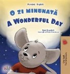 Kidkiddos Books, Sam Sagolski - A Wonderful Day (Romanian English Bilingual Children's Book)