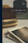 Henry D. Thoreau - Epigrams of Thoreau