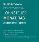 Christine Flourish - Tabelle, Lohnsteuer 2023 Monat, Tag Sonderausgabe April
