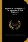 Institution of Civil Engineers (Great Br - Minutes Of Proceedings Of The Institution Of Civil Engineers; Volume 156
