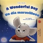 Kidkiddos Books, Sam Sagolski - A Wonderful Day (English Spanish Bilingual Book for Kids)