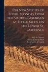 George Jennings Hinde, J. W. (John William) Dawson, Royal Society of Canada - On New Species of Fossil Sponges From the Siluro-Cambrian at Little Metis on the Lower St. Lawrence [microform]