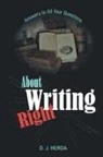 D. J. Herda - About Writing Right