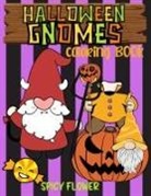 Spicy Flower - Halloween gnomes coloring book for kids ages 4-8