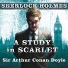 Arthur Conan Doyle, Simon Prebble - A Study in Scarlet Lib/E: A Sherlock Holmes Novel (Hörbuch)