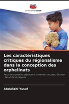 Abdullahi Yusuf - Les caractéristiques critiques du régionalisme dans la conception des orphelinats