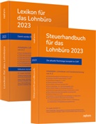 Jürgen Plenker, Heinz-Willi Schaffhausen, Wolfgang Schönfeld - Buchpaket Lexikon für das Lohnbüro und Steuerhandbuch 2023, m. 1 Buch, m. 1 Buch