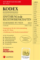 Werner Doralt - KODEX Einführung in die Rechtswissenschaften 2022/23 - inkl. App