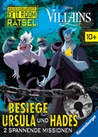 Anne Scheller - Ravensburger Exit Room Rätsel: Disney Villains - Besiege Ursula und Hades: 2 spannende Missionen