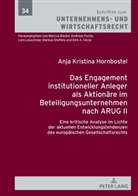 Anja Kristina Hornbostel, Andreas Fuchs - Das Engagement institutioneller Anleger als Aktionäre im Beteiligungsunternehmen nach ARUG II