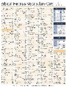 David Moster - Biblical Hebrew Vocabulary Card