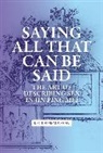 Keith McMahon, McMahon Keith - Saying All That Can Be Said