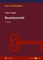 Sabine Leppek, Sabine (Prof. Dr.) Leppek, Fritjof (Dr.) Wagner - Beamtenrecht