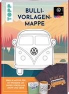 Miriam Dornemann - VW Vorlagenmappe "Bulli". Die offizielle kreative Vorlagensammlung mit dem kultigen VW-Bus