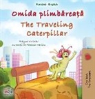 Kidkiddos Books, Rayne Coshav - The Traveling Caterpillar (Romanian English Bilingual Book for Kids)