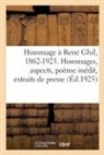 Paul Valéry - Hommage a rene ghil, 1862 1925.