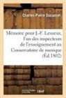 Charles-Pierre Ducancel, Ducancel-c-p - Memoire pour j. f. lesueur, l un