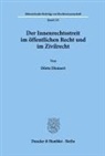 Dörte Diemert - Der Innenrechtsstreit im öffentlichen Recht und im Zivilrecht.