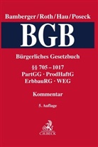 Heinz Georg Bamberger, Heinz Georg Bamberger u a, Wolfgang Hau, Wolfgang Hau u a, Roman Poseck, Herbert Roth - Bürgerliches Gesetzbuch. Fortsetzungswerk: Bürgerliches Gesetzbuch  Band 3: §§ 705-1017, PartGG, ProdHaftG, ErbbauRG, WEG