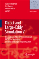 Rainer Friedrich, Bernard Geurts, Bernard J. Geurts, Olivier Métais - Direct and Large-Eddy Simulation V