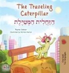Kidkiddos Books, Rayne Coshav - The Traveling Caterpillar (English Hebrew Bilingual Children's Book)