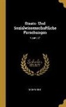 Anonymous - Staats- Und Sozialwissenschaftliche Forschungen; Volume 27