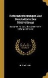 Erich Wulffen - Reformbestrebungen Auf Dem Gebiete Des Strafvollzugs: Bearbeitet Für Das Jahrbuch Der Gehe-Stiftung Zu Dresden