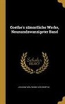 Johann Wolfgang von Goethe - Goethe's Sämmtliche Werke, Neunundzwanzigster Band