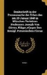 Adams - Denkschrift in Der Prozesssache Der Erben Des Am 29 Januar 1848 in München Verlebten Professors Joseph Von Görres, Kläger, Vgegen Den Königl. Preussis