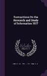 United States War Dept General - Instructions On the Research and Study of Information 1917