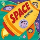 Igloobooks, Natasha Rimmington - Space Adventure: Peep-Through Surprise Lift-A-Flap Board Book