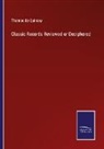 Thomas De Quincey - Classic Records Reviewed or Deciphered